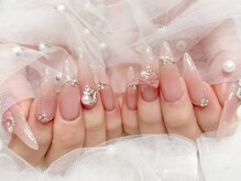 ロワ バイ ジョアアンジェ(Roi by joieange)/ワンホンネイル/リボン/ピンク