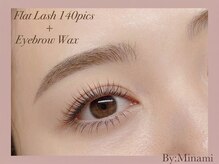 リシェリ(Richer)/フラットラッシュ140本＋眉Wax