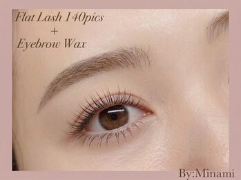 リシェリ(Richer)/フラットラッシュ140本＋眉Wax