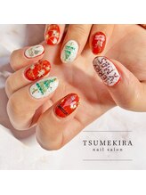 ツメキラ(TSUMEKIRA)/クリスマスネイル