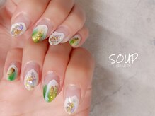 スープ(SOUP)/ニュアンス グリーンカラー