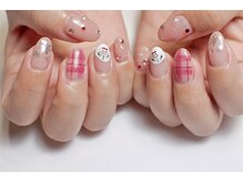 モエネイル(Moe nail)/雪だるまデザイン