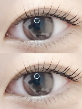 エヌ(N)の写真/自まつげの長さを最大限に活かし、"派手になりすぎないけど存在感のある"ナチュラル上品な印象のお目元に!!