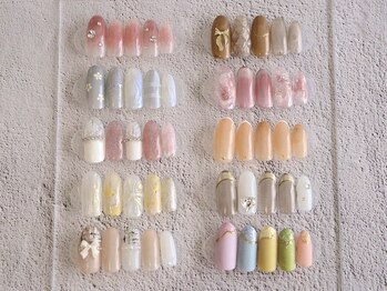 定額ネイル：アート*リボン/マグ