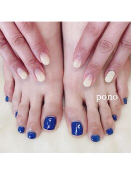 フットネイルワンカラー