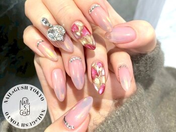 ネイルズガッシュ 武蔵小山店(NAILsGUSH)の写真/イベント・ブライダル・お呼ばれなど特別な日のネイルは“NAILsGUSH”!オーダーネイルで周りに差をつける★