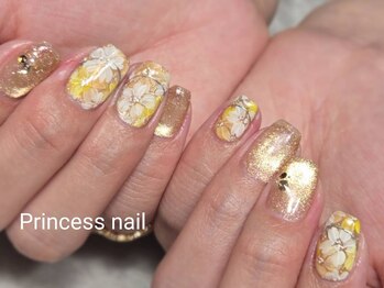 プリンセスネイル(Princess nail)/イエローフラワー13,800