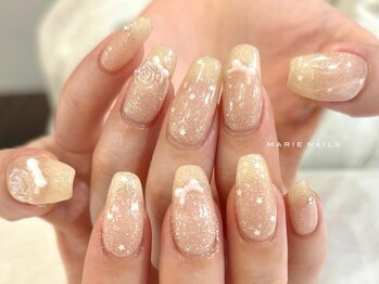 マリーネイルズ 大阪梅田店(MARIE NAILS)/新規 9000 0326e　ツイード
