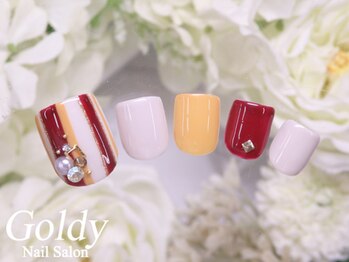 ネイルサロン ゴールディ(NAIL SALON GOLDY)/FOOT華やかアートコース