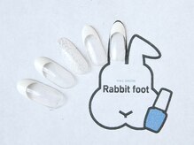 ネイルサロン ラビットフット(Rabbit foot)/フレンチ＋レースアート1本500円