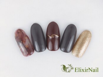 エリクサーネイル 五反田(Elixir Nail)/定額a シンプル/クーポン使用