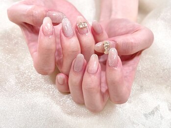 ラビーネイルズ 小倉魚町(Lovvy nails)/マグネットビジューネイル☆