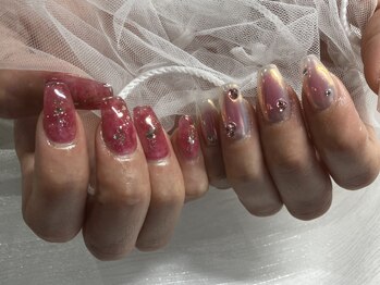 ネージュ(neige)/韓国ネイル　ミラーネイル