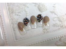 セレクトネイル ココ 秦野店(SELECT NAIL COCO)/ブラック＆ストーン