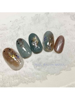 ネイルサロン クイル(QUILL)/12月ラメホロ（２）