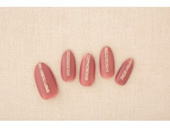 ヴァンネイル(VINGT NAIL nail&eye beauty)/シンプル ラインネイル