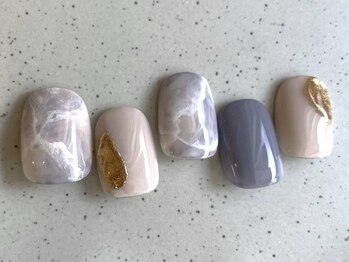 アイネイルズ 池袋店(I-nails)/くすみカラーニュアンス