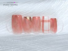 スタジオ スキンプロ(STUDIO SKINPRO)/塗りかけ+チェック+オーロラ