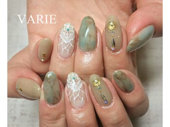 ヴァリエ(VARIE)/ナユラルターコイズネイル
