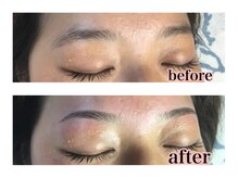眉サロン デュアル 恵比寿(DUAL)/下がり眉毛からアーチ眉毛へ☆