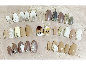 ルピナス(LUPINAS)/ウェディング☆デザインネイル