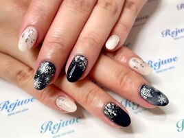 雪の結晶ネイル☆