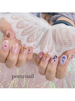 ポミーネイル 新宿西口店(pomy nail)/セーラームーンネイル