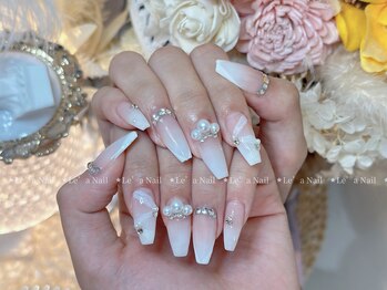 レアネイル 渋谷店(Le’a nail)/グラデーション☆ブライダル◎