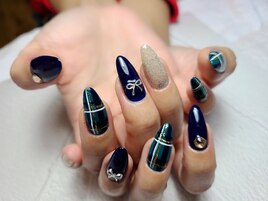 チェックネイル