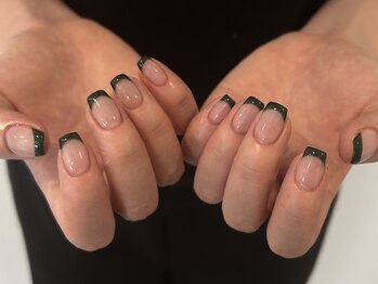 ホワイルアットネイル ハラジュク(while at nail HARAJUKU)/khaki french
