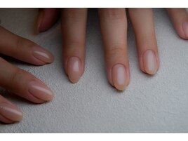 one color gel nail