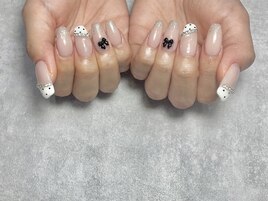 甘可愛☆リボンネイル