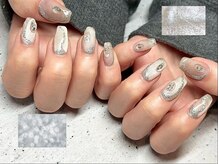 ヌル ネイル 堀江(NURU NAIL HORIE)/ニュアンスぷっくり大人ネイル☆