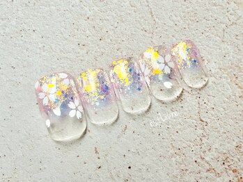 エストリブレ(estLivre)/桜ラメグラデーション