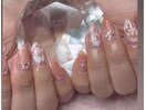 水光マグネットにお花
