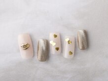 ネイルプラザ 河原町OPA店(NAIL PLAZA)/リップ×韓国ネイル