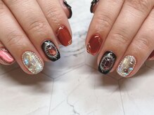 シキナ(shikina)/手描き　ぷっくり　マグネット