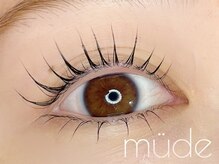 ミューデ(mude)の雰囲気（驚きの印象UP！上下パーマ/上下パリジェンヌ◎目幅1.5倍増！）