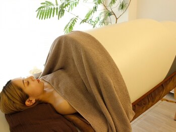 シオン(Sion)の写真/体を芯から温めてアプロ-チ!他のお客様の目を気にせずリラックス【炭素浴&痩身リンパマッサ-ジ90分¥8,000】