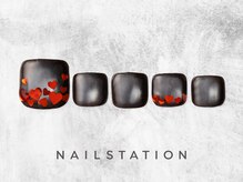 ネイルステーション ルミネ町田店(NAIL STATION)/ハートチョコネイル／パラジェル