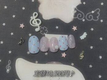 mimi.nail 吉祥寺 ウィッシュコア/バレエコア/長さだし/持ち込み/ガーリー/フィルイン/mimi course 10,500円♪