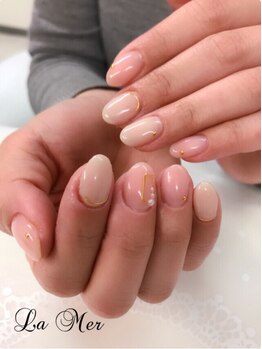 ネイルサロンラメール(La Mer)/シンプルワンカラーネイル