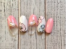アンジュナ(Anjuna)/お花アートネイル☆