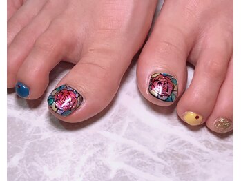 マルネイル(maru nail)/ステンドグラスネイル