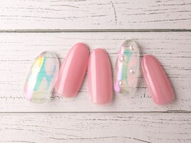 うるうる氷ネイル