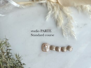 スタジオパルテ ネイルアイラッシュ(studio PARTE)/定額フット トレンドコース