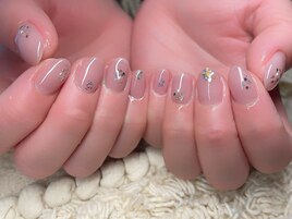 ラメホロきらきらランダム散らし