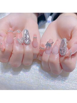 クイーンズビューティーサロン 新宿本店(Queen's beauty salon)/チップ長さ出し10本やり放題