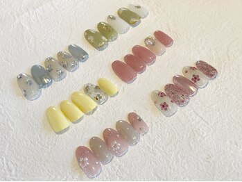 イーストハムアネーロネイル(EAST HAM anello nail)の写真/【定額シンプルネイル¥6000～】トレンドのマグネットやワンカラー,アートを加えたデザインで理想の指先へ♪