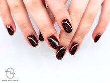 エム(M)/flash glitter nails